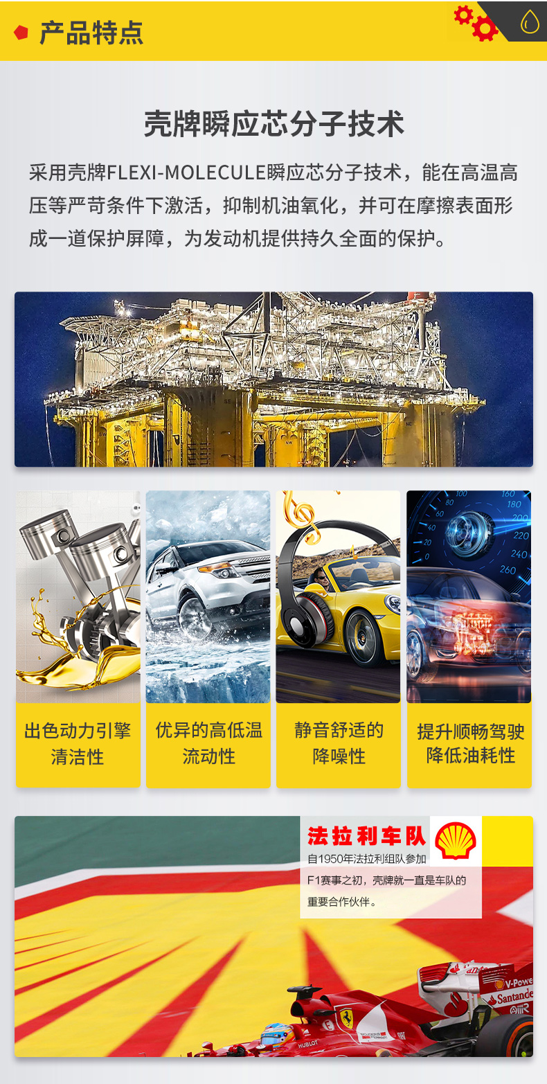 殼牌 全合成機油 超凡喜力Ultra 5W-40 灰殼A3/B4 SN PLUS 1L裝-第6張圖片-鄭州市冠恒貿易有限公司【官方網站】-車用潤滑油服務專家