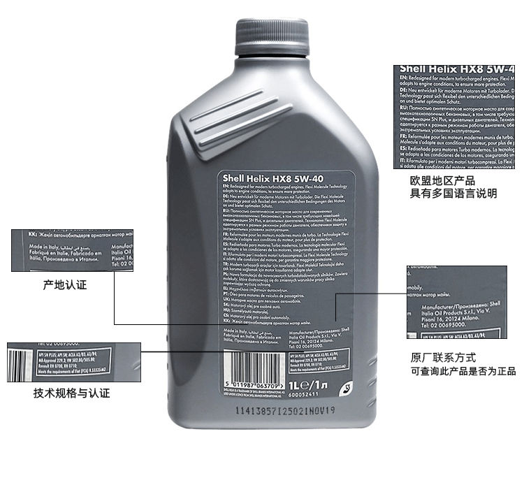 殼牌 喜力HX8 5W-40 SN PLUS 1L裝-第4張圖片-鄭州市冠恒貿(mào)易有限公司【官方網(wǎng)站】-車用潤(rùn)滑油服務(wù)專家